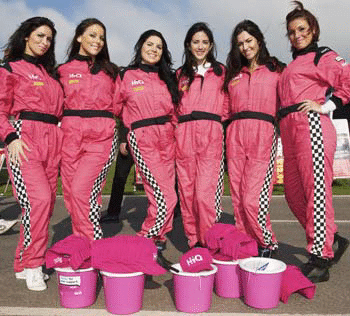 brands hatch HiQ charity pink fundraiser